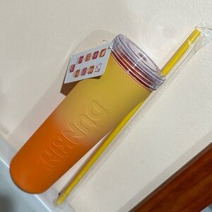 Dunkin Donuts Silicone Travel Tumbler